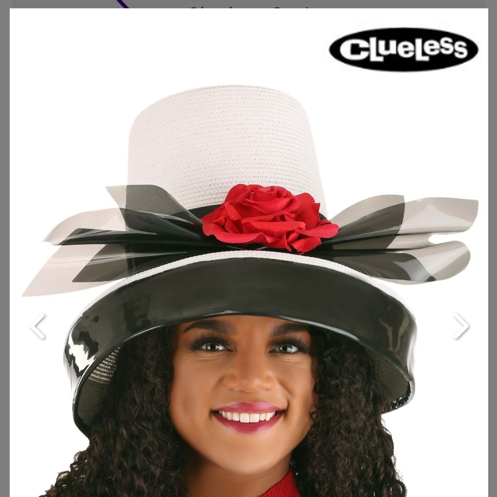 Dionne from Clueless costume hat | Dee 90s movie womens black and white